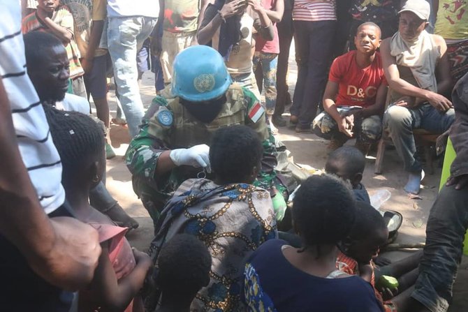 momen menegangkan evakuasi warga kongo dari penghadangan bandit