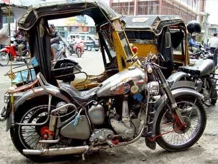 pakai motor bekas perang ini 5 fakta menarik becak siantar yang melegenda