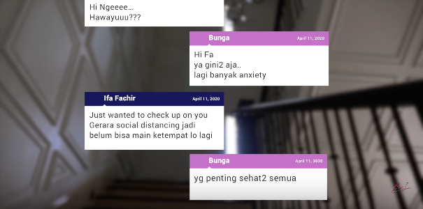 bcl bongkar isi chat dengan ifa fachir