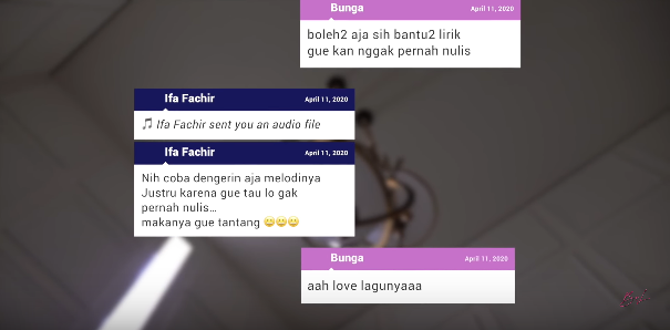 bcl bongkar isi chat dengan ifa fachir