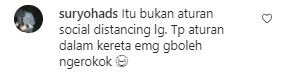 pria merokok tak terima ditegur di krl