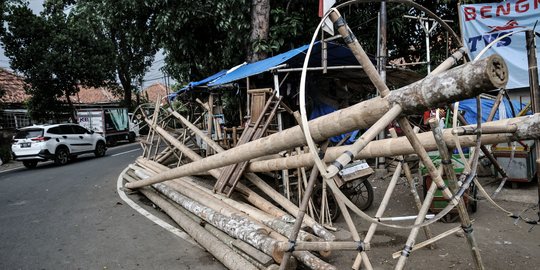 Nasib Pengrajin Pohon Pinang di Tengah Pandemi Covid-19