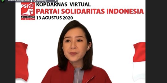 Gelar Kopdarnas Online, PSI Rapatkan Barisan untuk Bertarung di Pemilu 2024