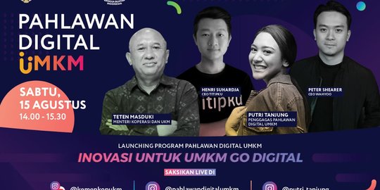 Putri Tanjung dan Teten Masduki Berburu Pahlawan Digital