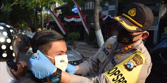 Catat! Warga Kabupaten Bogor Tak Pakai Masker Denda Rp100.000