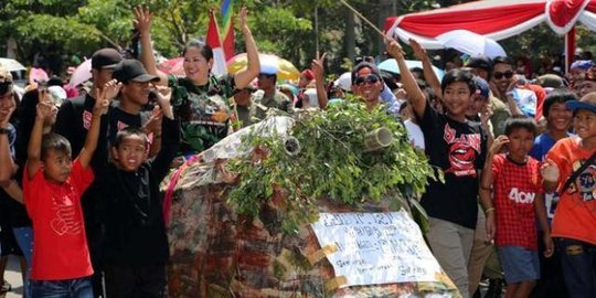 Mengintip Nasionalisme dari Pawai Jampana, Tradisi Kemerdekaan ala Masyarakat Bandung
