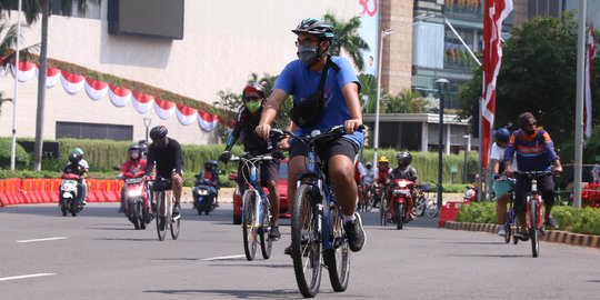 Hari Ini, 32 Jalur Khusus Bersepeda di Jakarta Ditiadakan