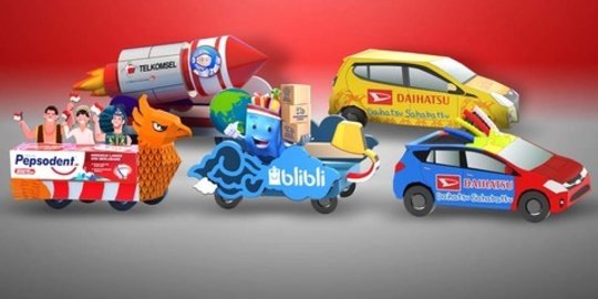 Rayakan HUT RI ke-75, KLY Hadirkan Parade Mobil Virtual Pertama di Indonesia