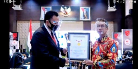 Upacara HUT ke-75 RI Secara Daring Raih Rekor MURI dan Dunia
