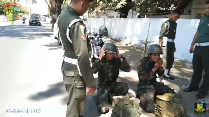 begini tradisi anggota tni saat masuk satuan baru