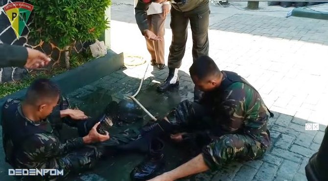 begini tradisi anggota tni saat masuk satuan baru