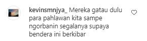 kain merah putih diinjak