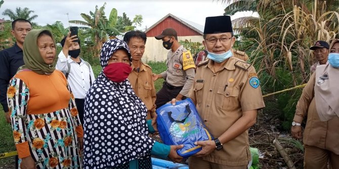 wali kota helmi hasan kirim bantuan untuk siti maryam korban kebakaran