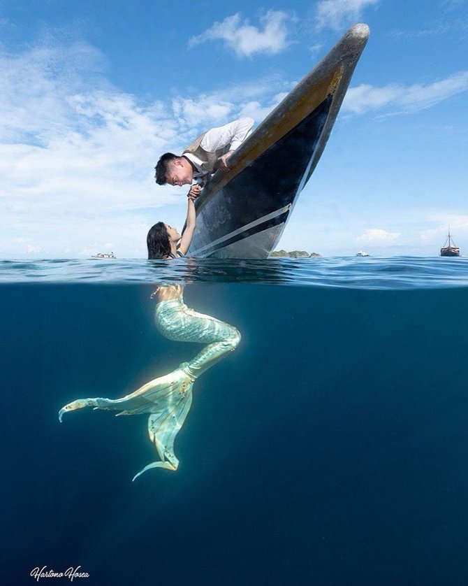 potret prewedding artis