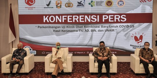 BPOM: Hasil Uji Klinis Obat Covid-19 Unair Belum Valid