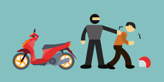 Modus Habis Bensin, Pelaku Begal di Palembang Bawa Kabur Motor Penolong