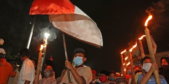 Pawai Obor Sambut Tahun Baru Islam 1442 H