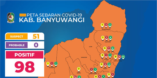 Kesembuhan Covid-19 di Banyuwangi Capai 78,5 Persen