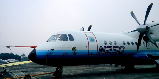Nasib Pesawat N-250 Gatot Kaca Buatan BJ Habibie yang