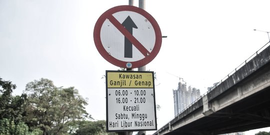 Hari Ini, Ganjil-Genap di Jakarta Ditiadakan