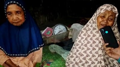 2 nenek ini hidup miris amp tinggal di gubuk tanpa listrik