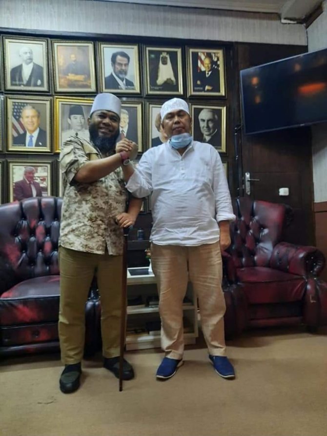 wali kota bengkulu helmi hasan bertemu mantan gubernur bengkulu agusrin m najamudin