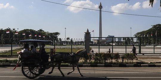 Wisata Keliling Monas Naik Delman