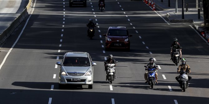 Polda Metro Tegaskan Ganjil  Genap  Sepeda  Motor  Belum 