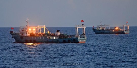 Pemerintah Tangkap 2 Kapal Vietnam Hendak Curi Ikan di Natuna