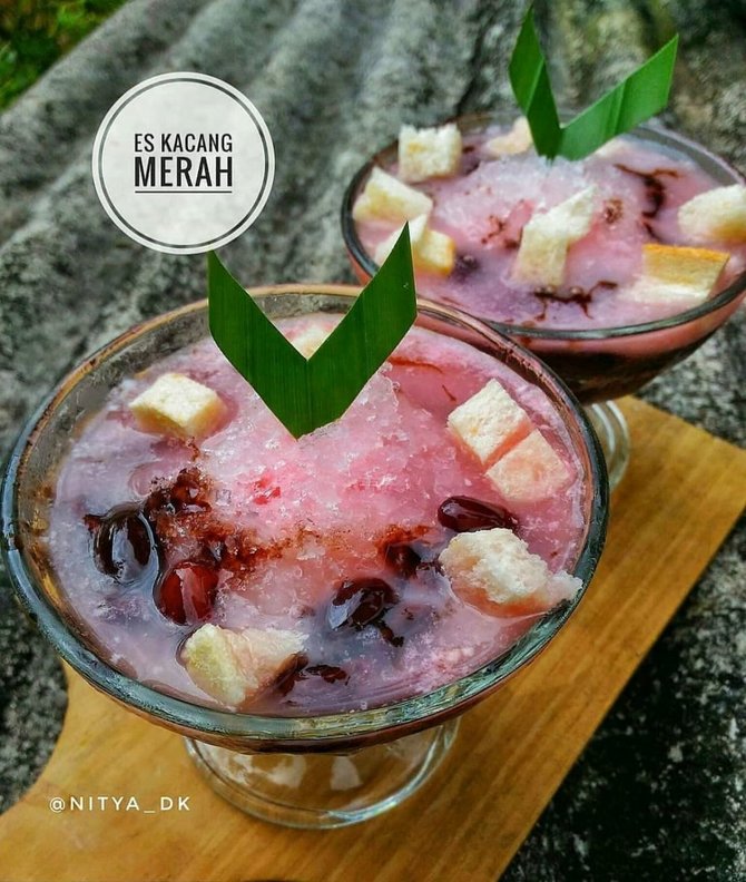 9 resep es kacang merah sehat segar dan kaya nutrisi