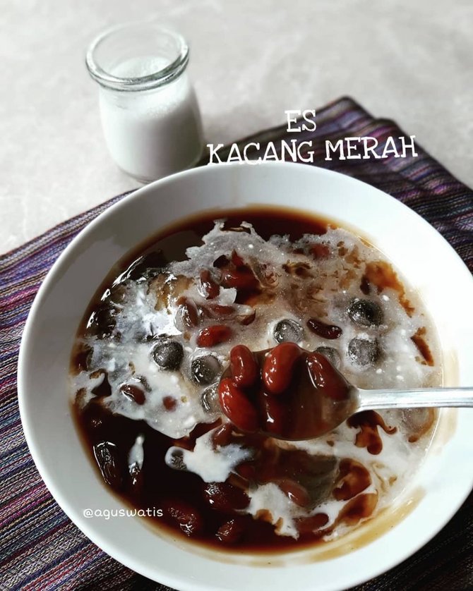 9 resep es kacang merah sehat segar dan kaya nutrisi