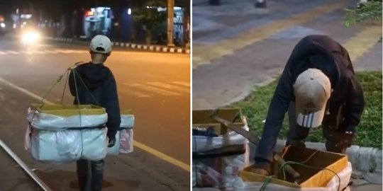 Kisah Pilu Aji, Bocah Kecil 12 Tahun Dagang Keripik Keliling Hingga Tengah Malam