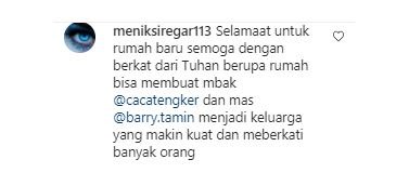 caca tengker punya rumah baru