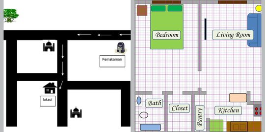 Cara Membuat Denah Lokasi Sendiri Di Microsoft Word Dan Excel Mudah Dicoba Merdeka Com