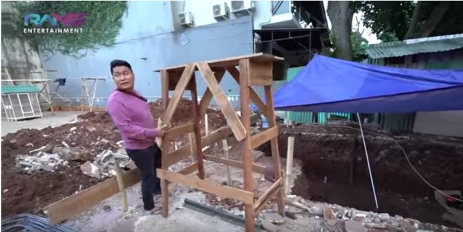 proses pembangunan rumah baru raffi ahmad