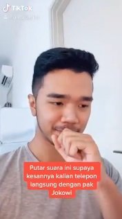 viral pria suaranya mirip presiden jokowi