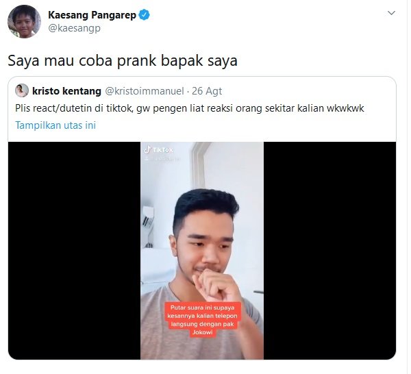 viral pria suaranya mirip presiden jokowi