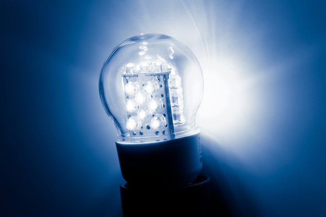 ilustrasi lampu led