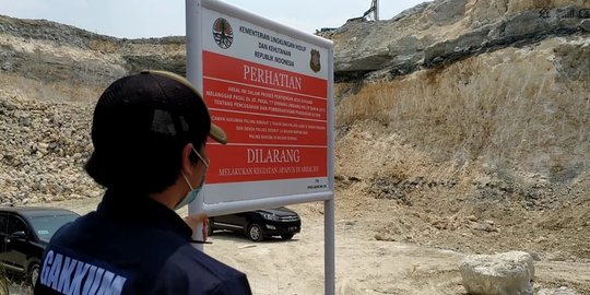 KLHK Nilai Pemda Kurang Awasi Aksi Penambangan Liar di Kabupaten Bogor