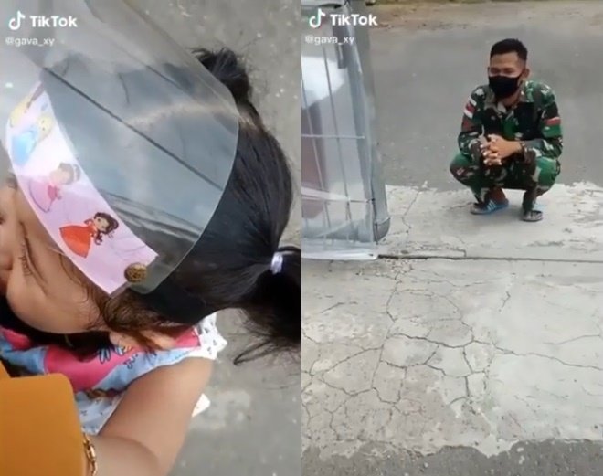 lama ditinggal dinas anak tni ini tak kenal ayahnya