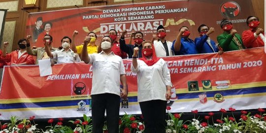 Seluruh Partai Usung Pasangan Petahana Hendrar-Hevearita di Pilkada Semarang