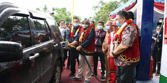 BPH Migas Resmikan BBM Satu Harga di Kabupaten Nias Barat