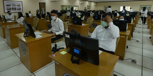 Suasana Tes CPNS Kemenkumham di BKN