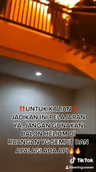 ledakan balon ulang tahun