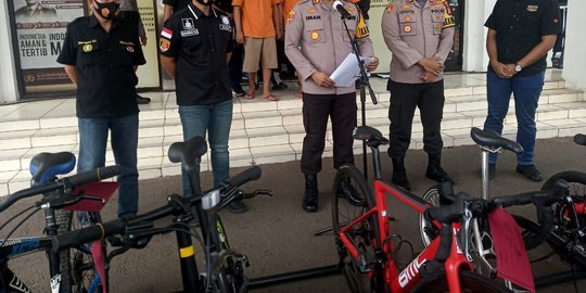 17 Kali Beraksi, Komplotan Pencuri Sepeda di Bintaro Tangsel Ditangkap Polisi