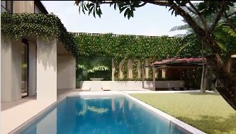 design rumah titi kamal dan christian sugiono