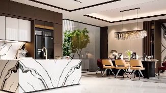 design rumah titi kamal dan christian sugiono