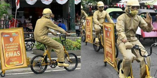 Viral dan Bikin Penasaran, Ternyata Ini Lho Cerita di Balik Gowes Sepeda Emas