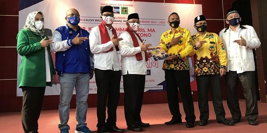 Didukung 4 Parpol, Petahana M Idris Gandeng Kader PKS Imam Budi Maju Pilkada Depok