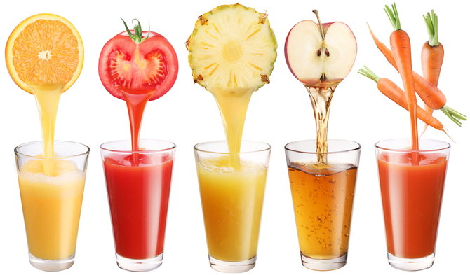 ilustrasi jus buah